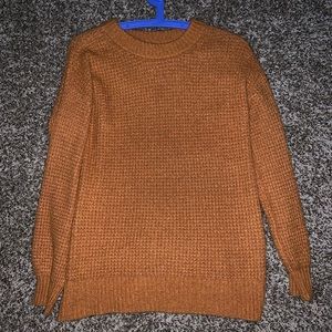 Orange Oversized Sweater